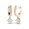 Round Diamond Earrings