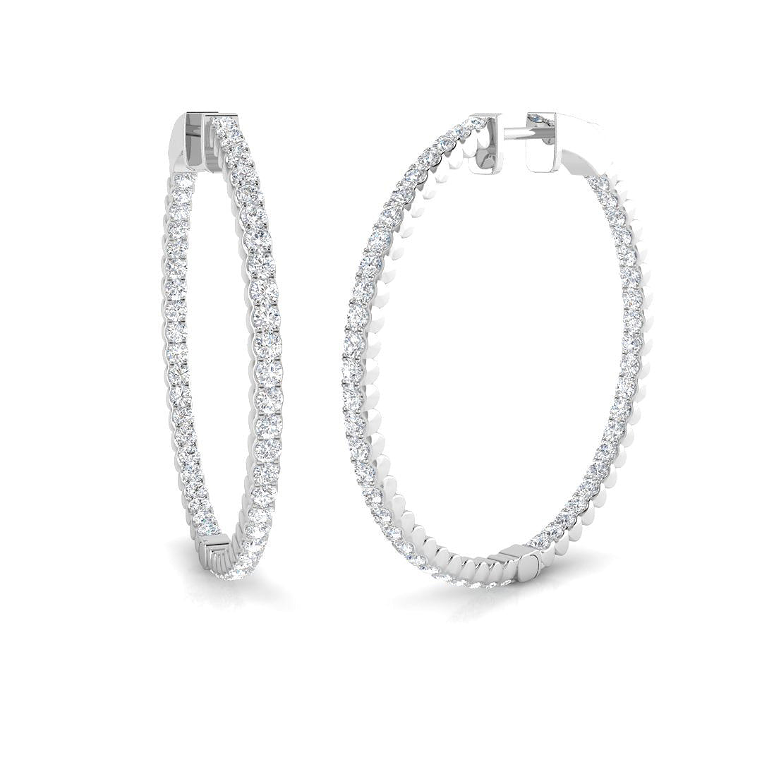 Round Diamond Earrings