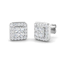 Round Diamond Earrings