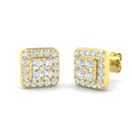 Round Diamond Earrings