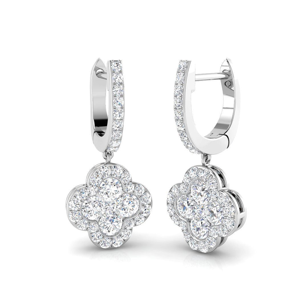 Round Diamond Earrings