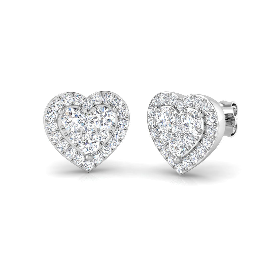 Round Diamond Earrings