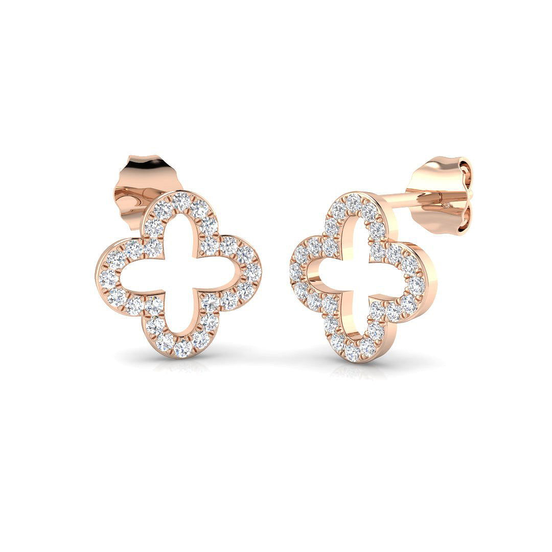 Round Diamond Earrings