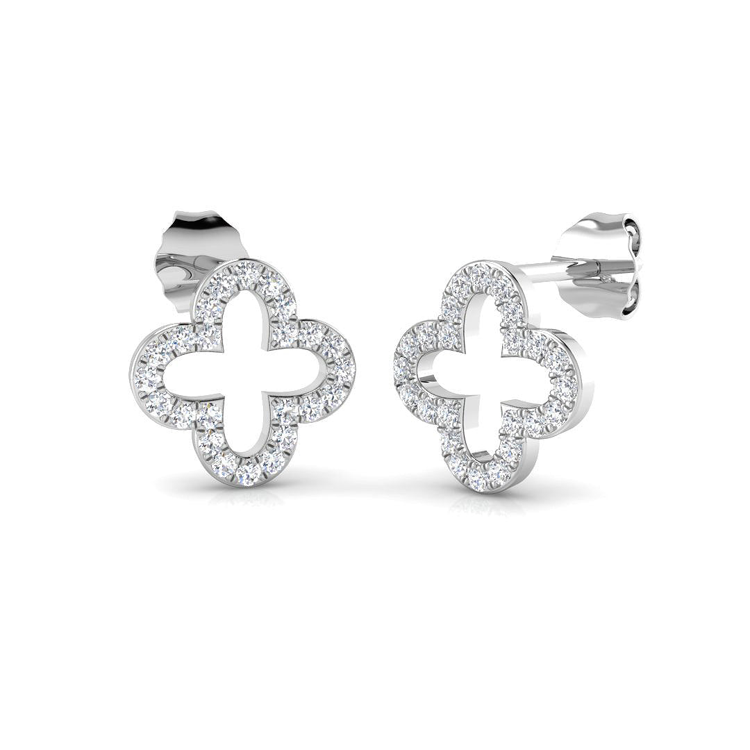 Round Diamond Earrings
