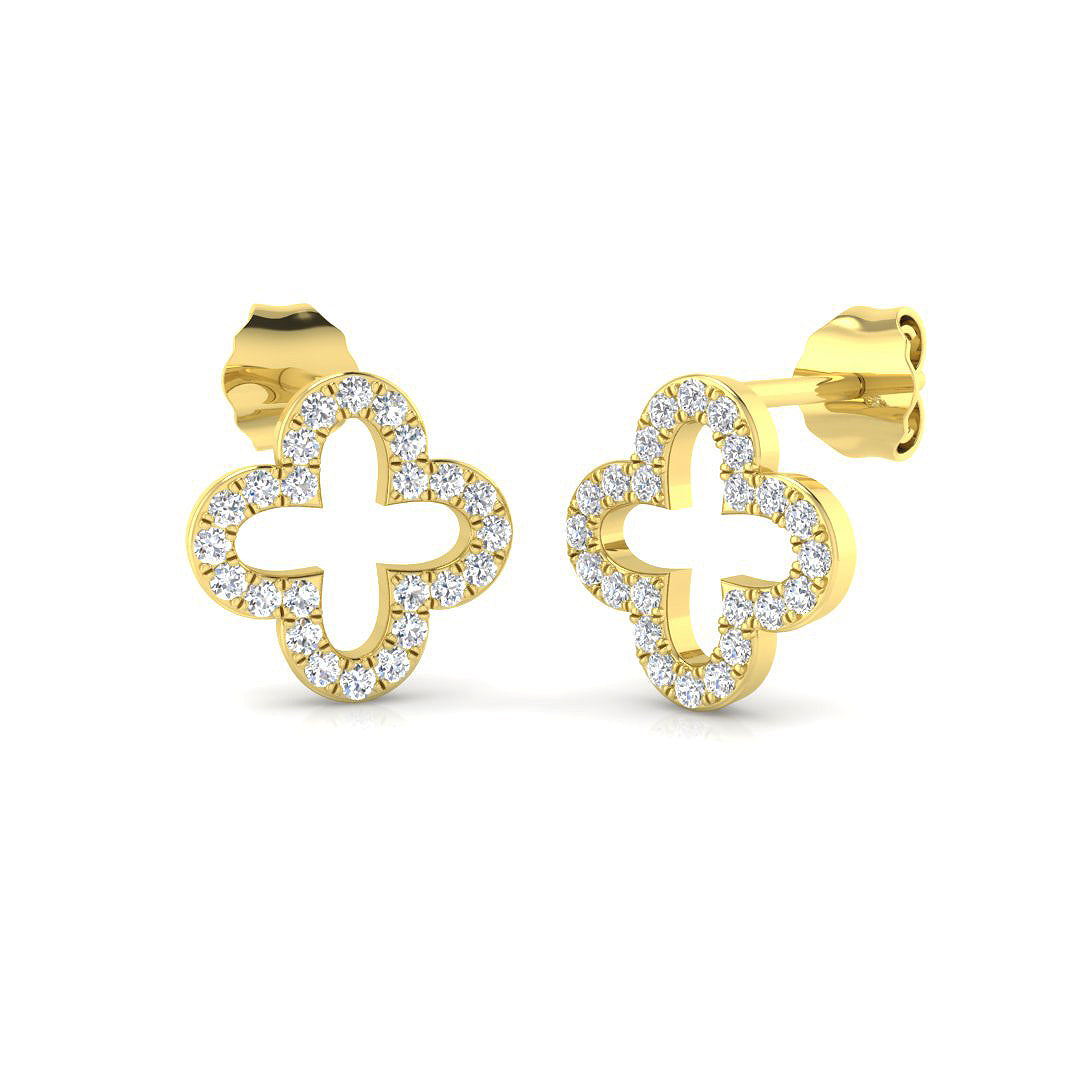 Round Diamond Earrings