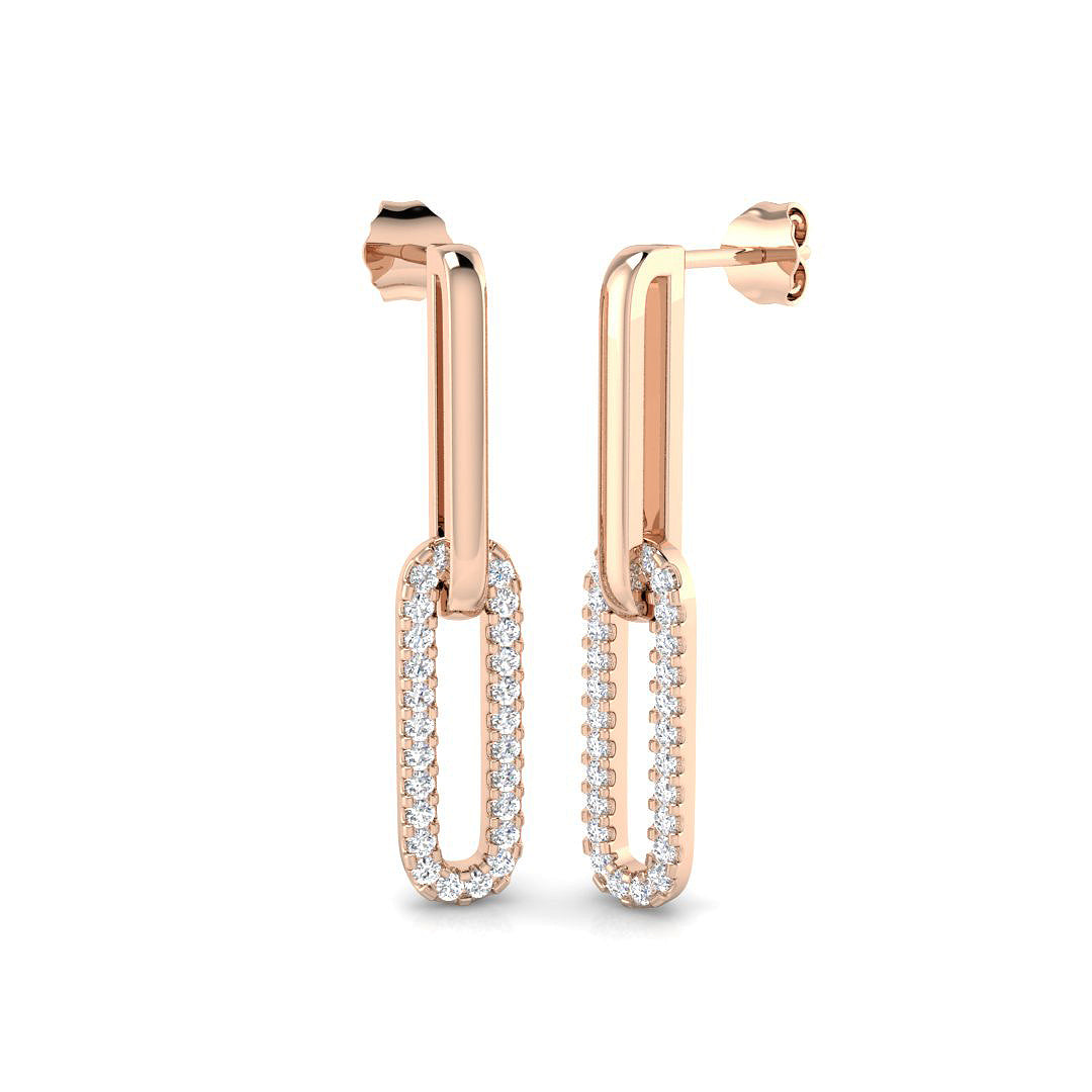 Round Diamond Earrings