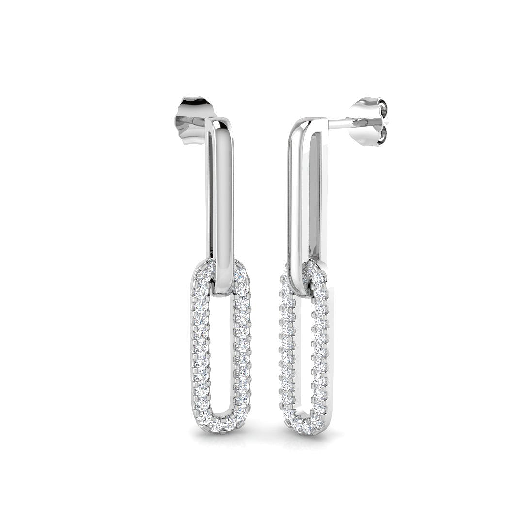 Round Diamond Earrings