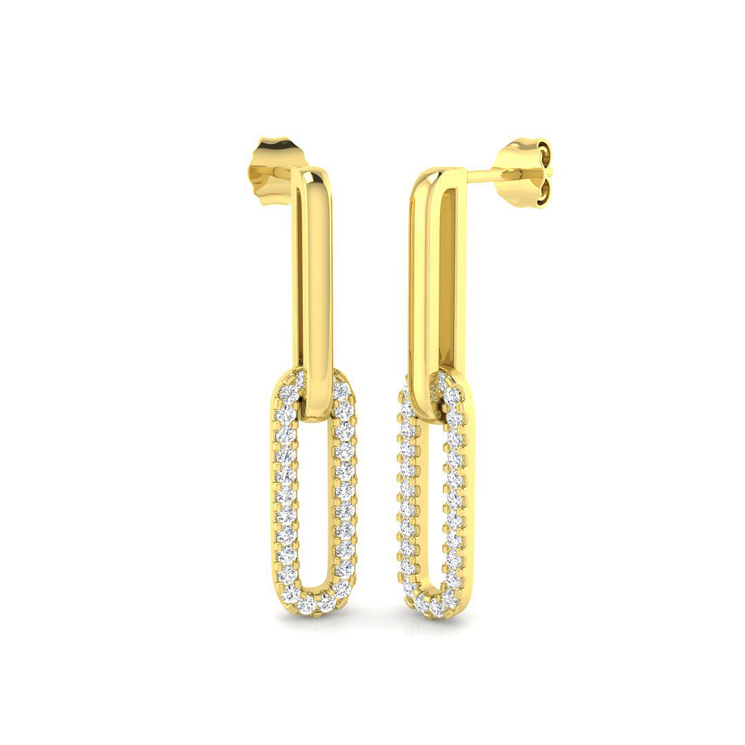 Round Diamond Earrings