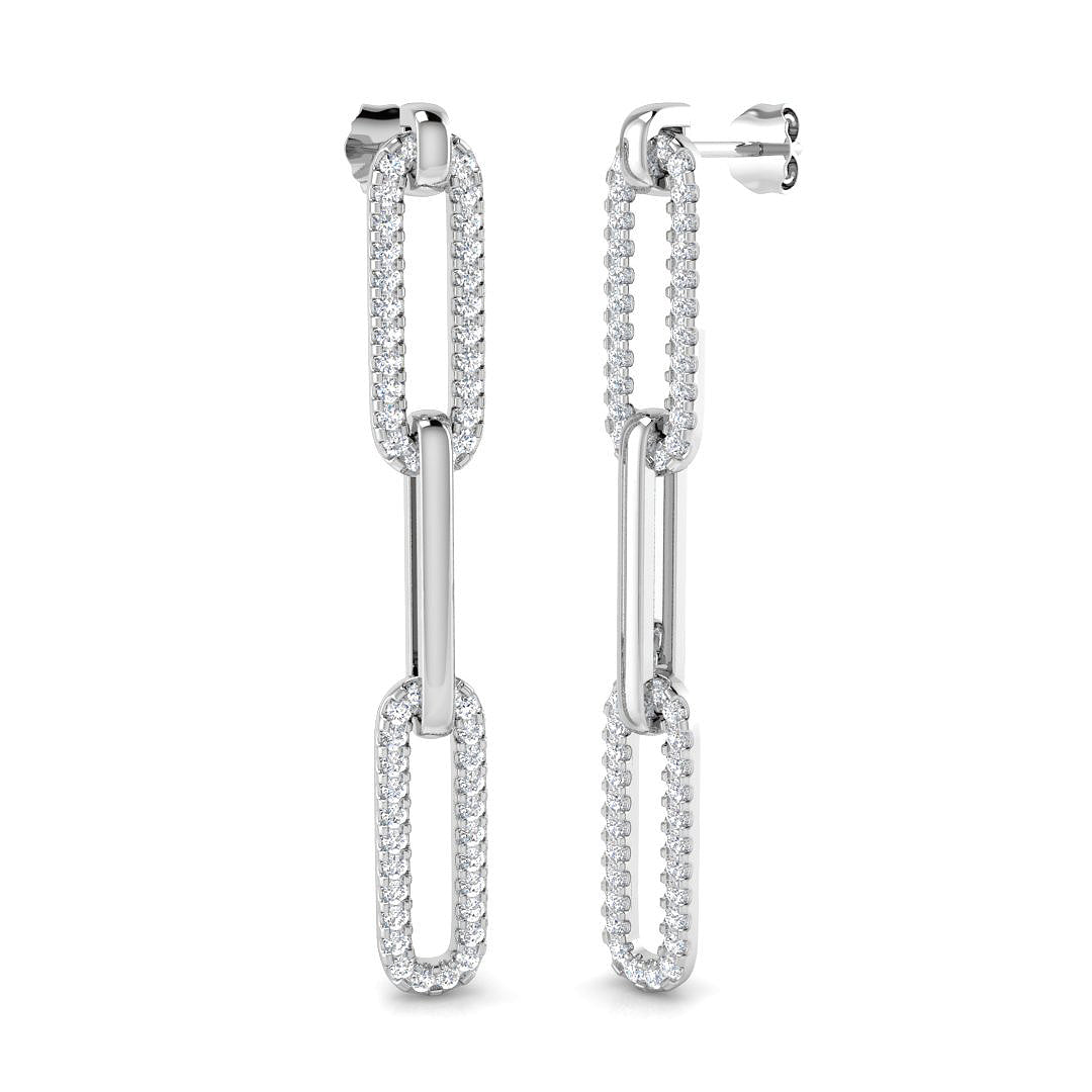 Round Diamond Earrings