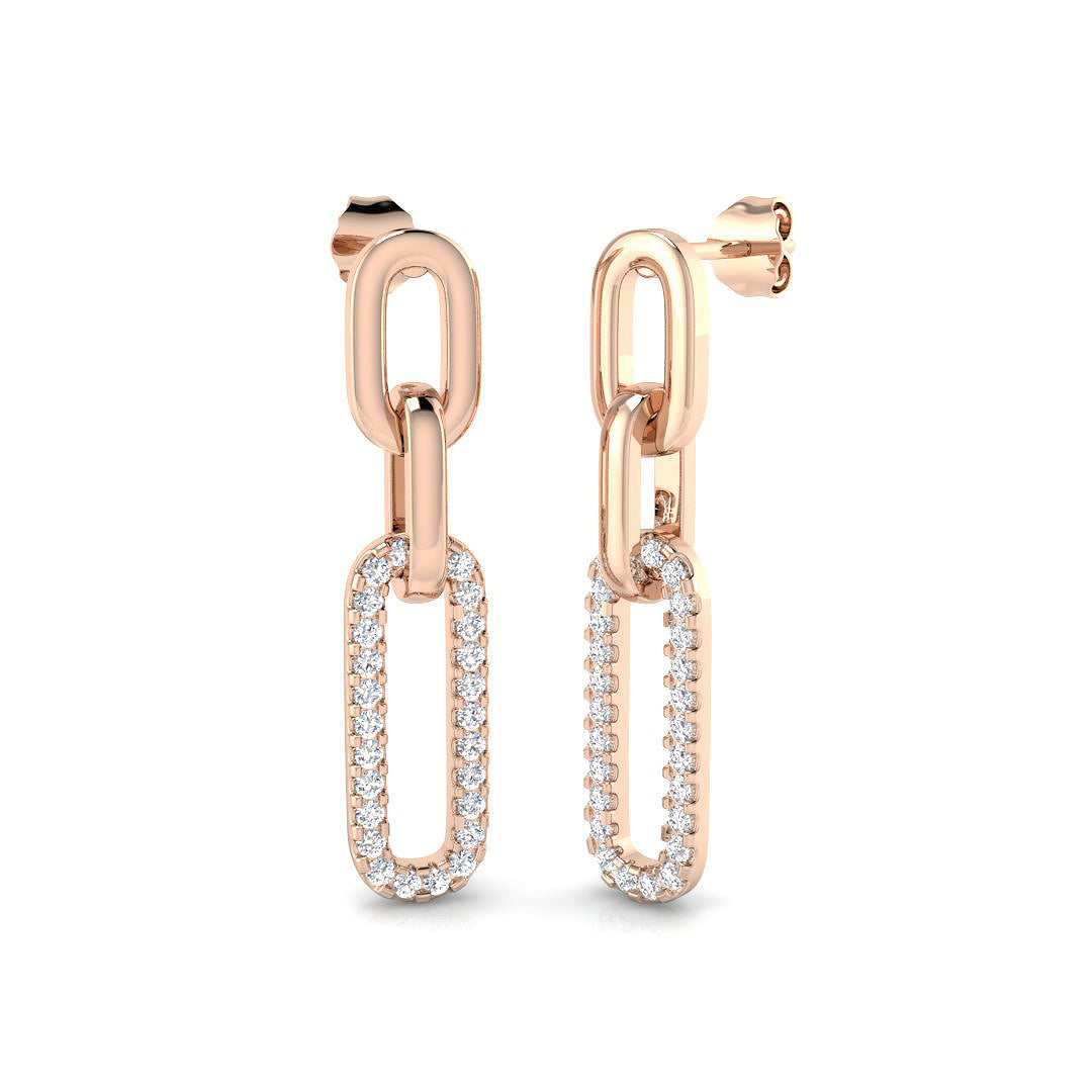 Round Diamond Earrings