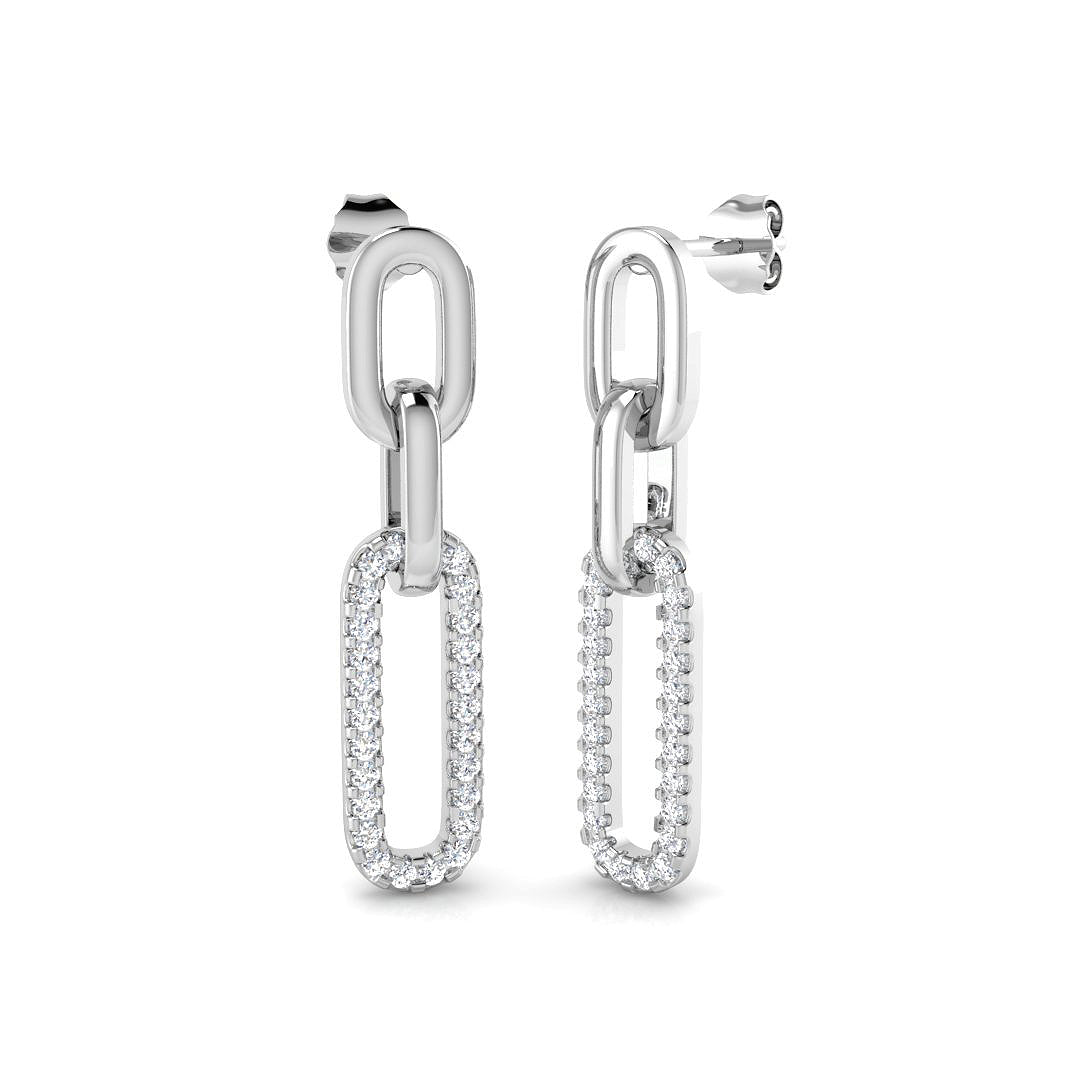 Round Diamond Earrings