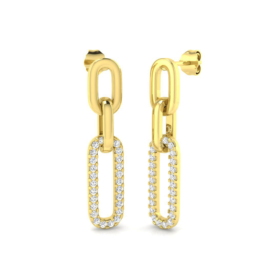 Round Diamond Earrings