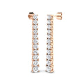 Round Diamond Earrings