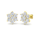 Round Diamond Earrings