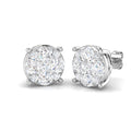 Round Diamond Earrings