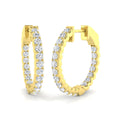 Round Diamond Earrings