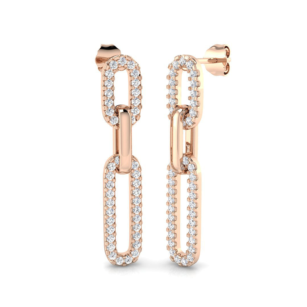 Round Diamond Earrings