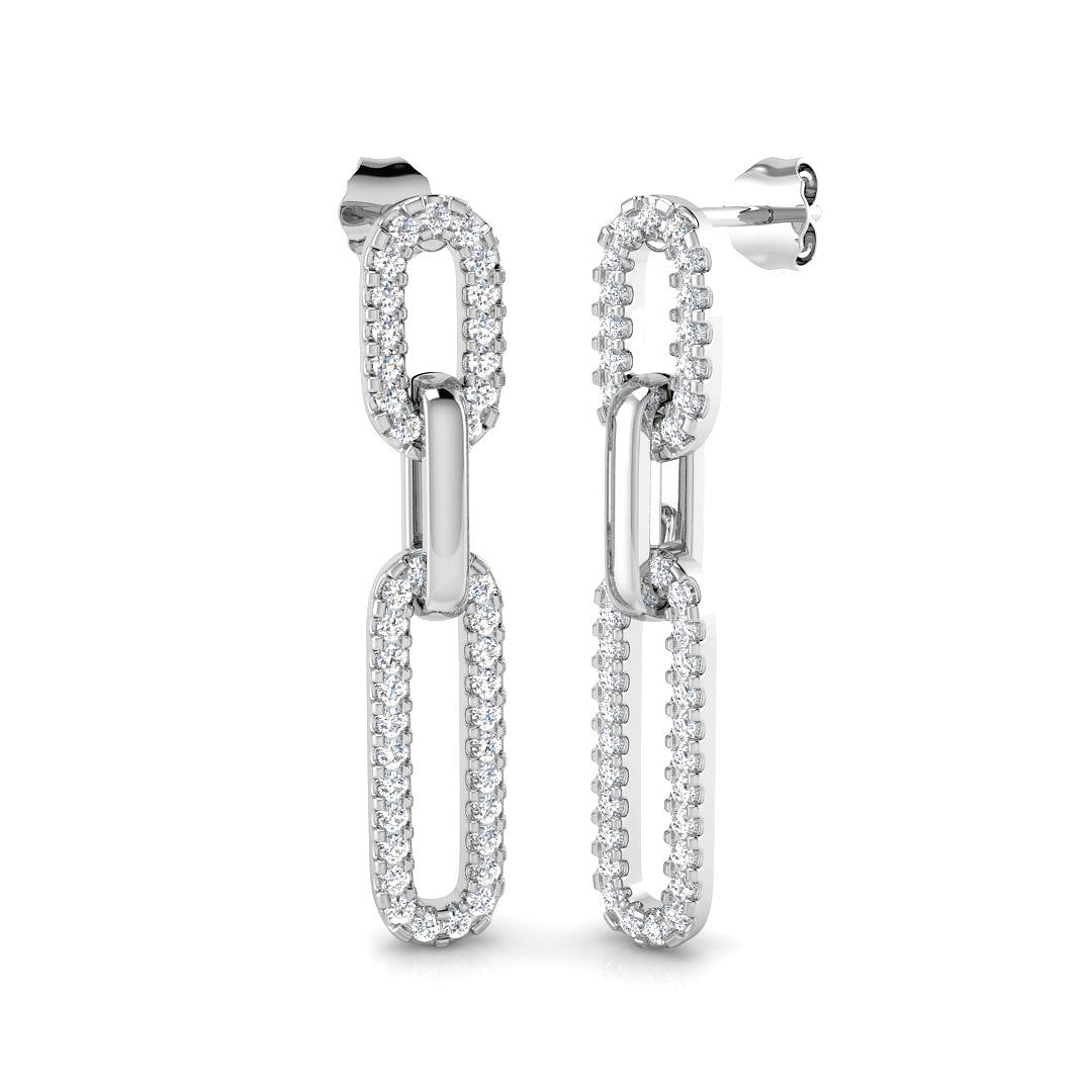 Round Diamond Earrings