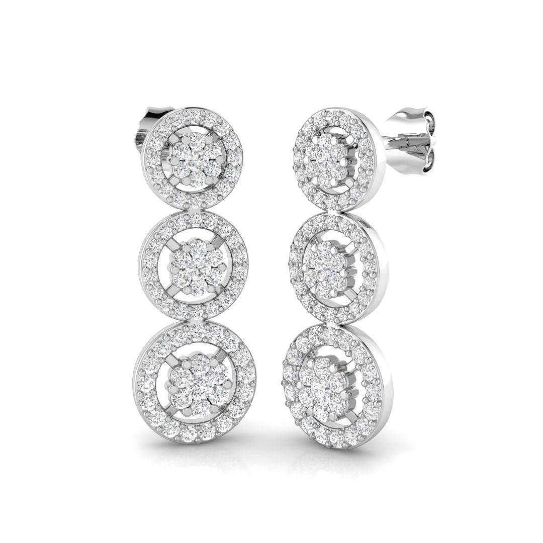Round Diamond Earrings