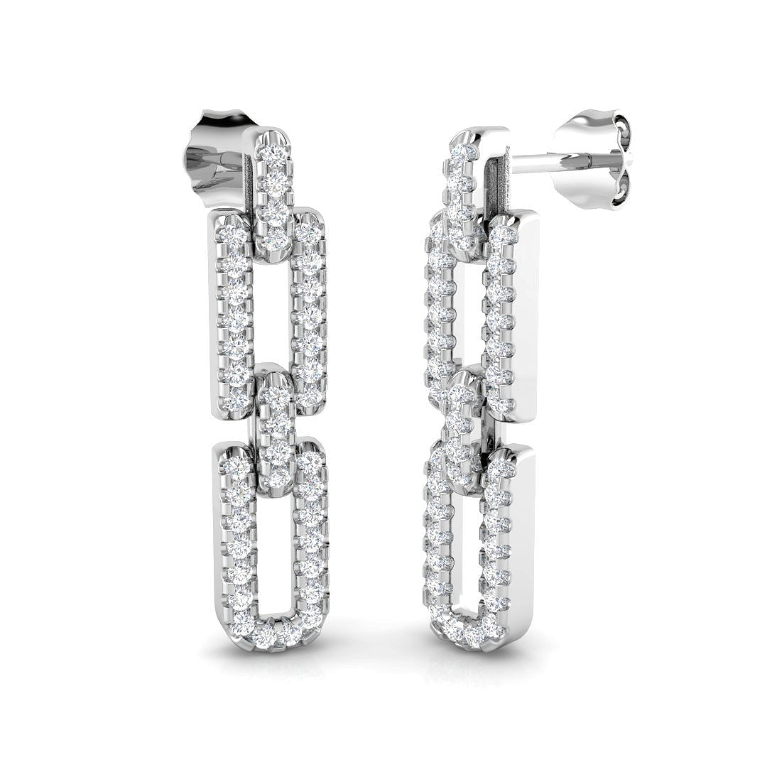 Round Diamond Earrings