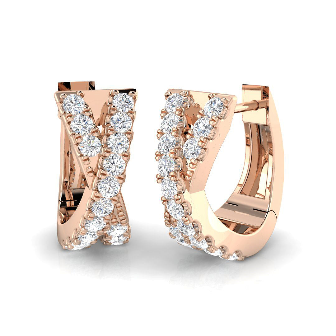 Round Diamond Earrings