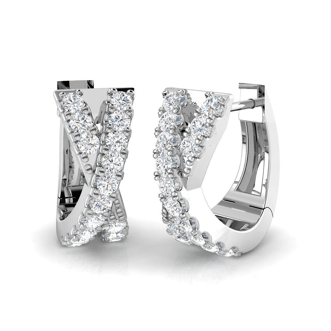 Round Diamond Earrings