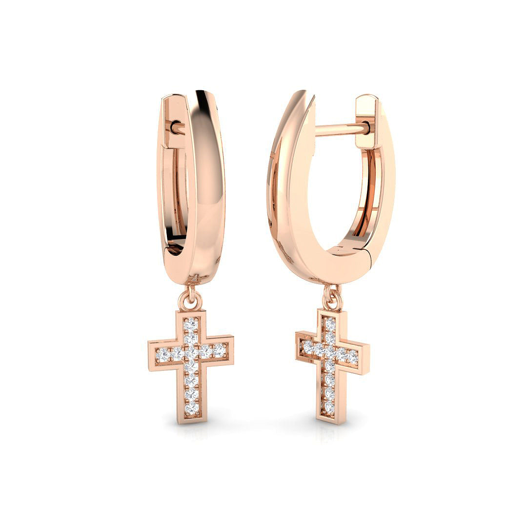 Round Diamond Earrings