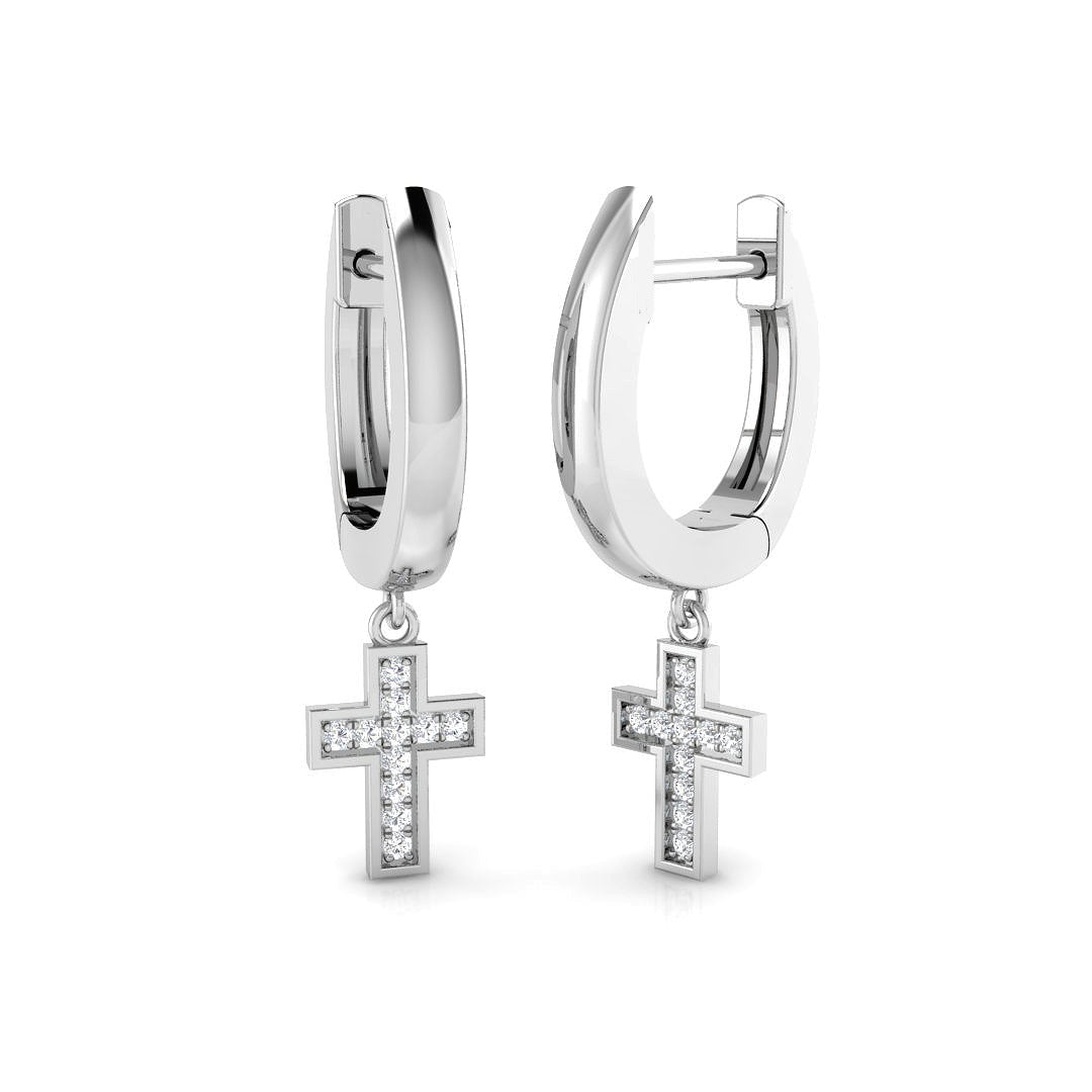 Round Diamond Earrings