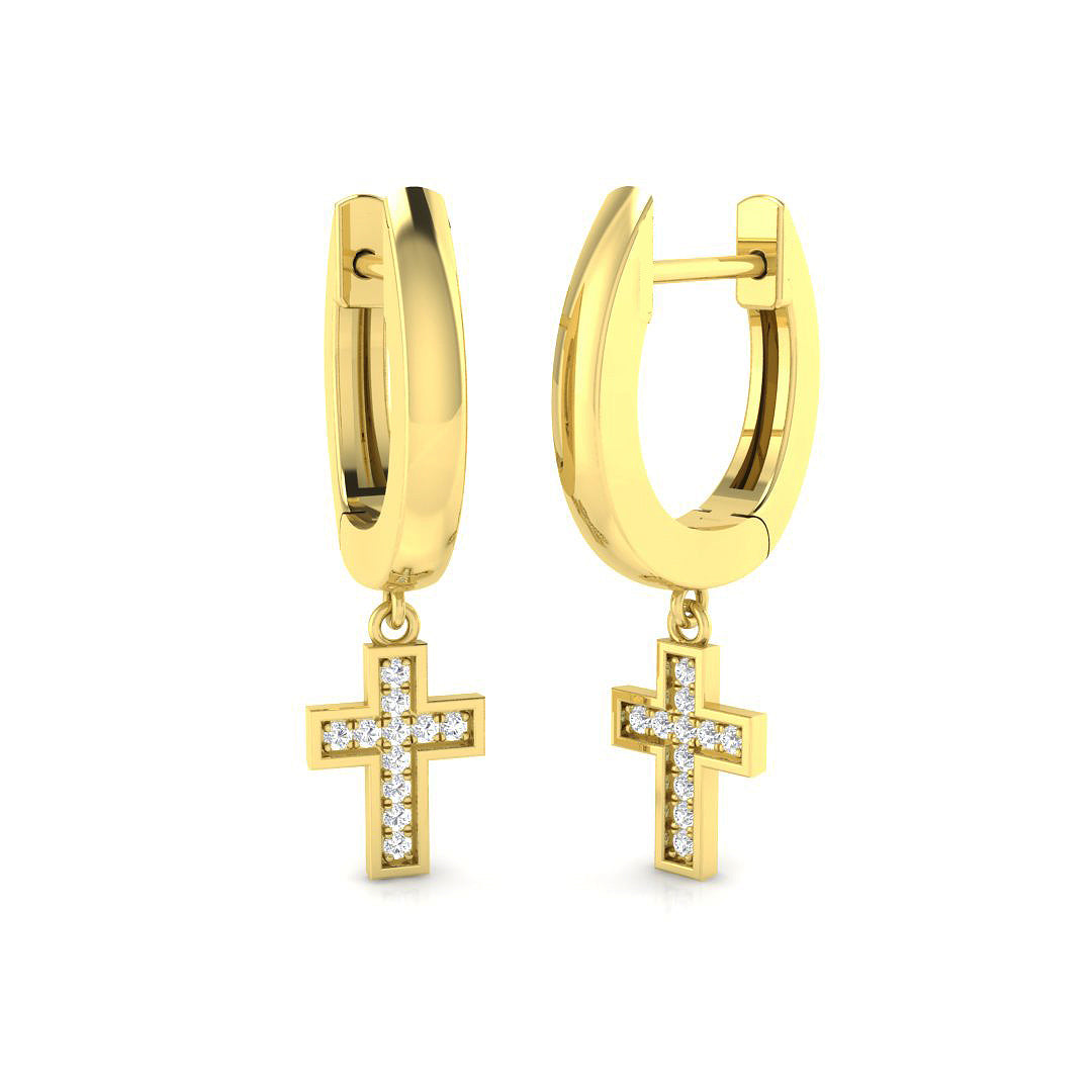 Round Diamond Earrings