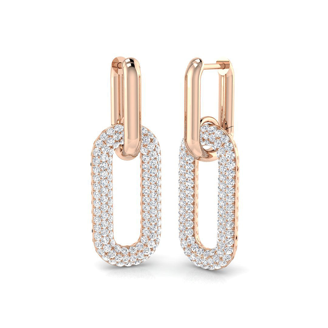 Round Diamond Earrings