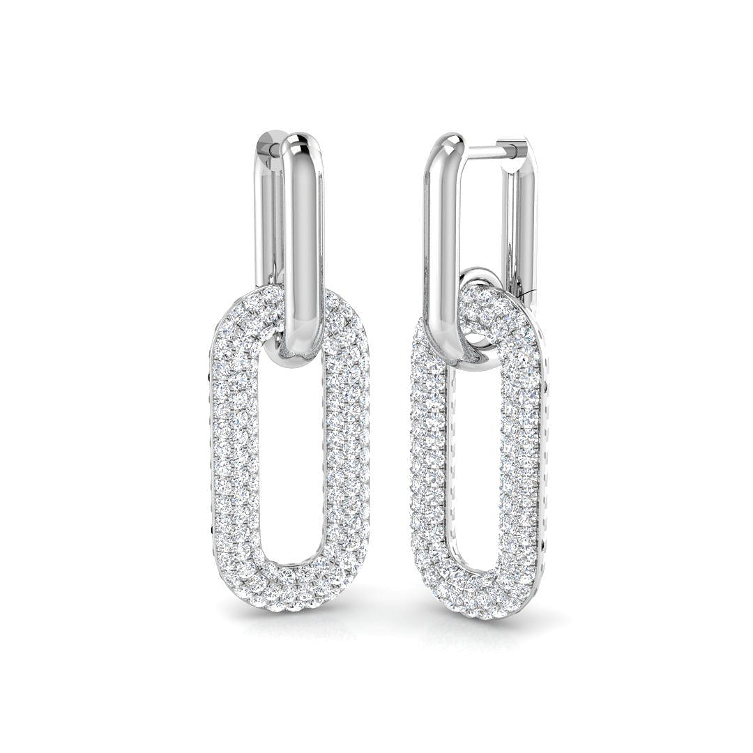 Round Diamond Earrings