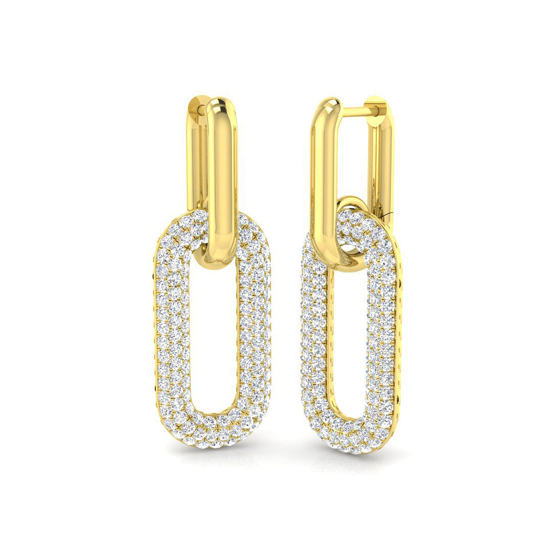 Round Diamond Earrings