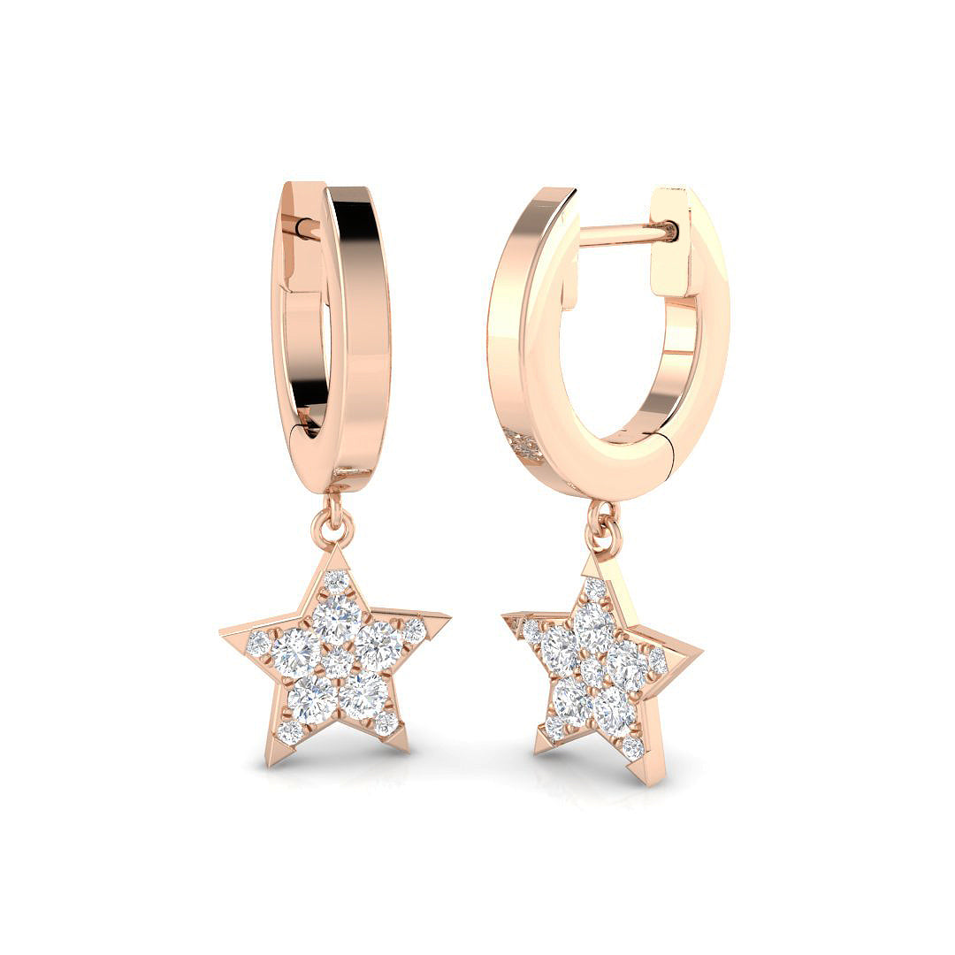 Round Diamond Earrings