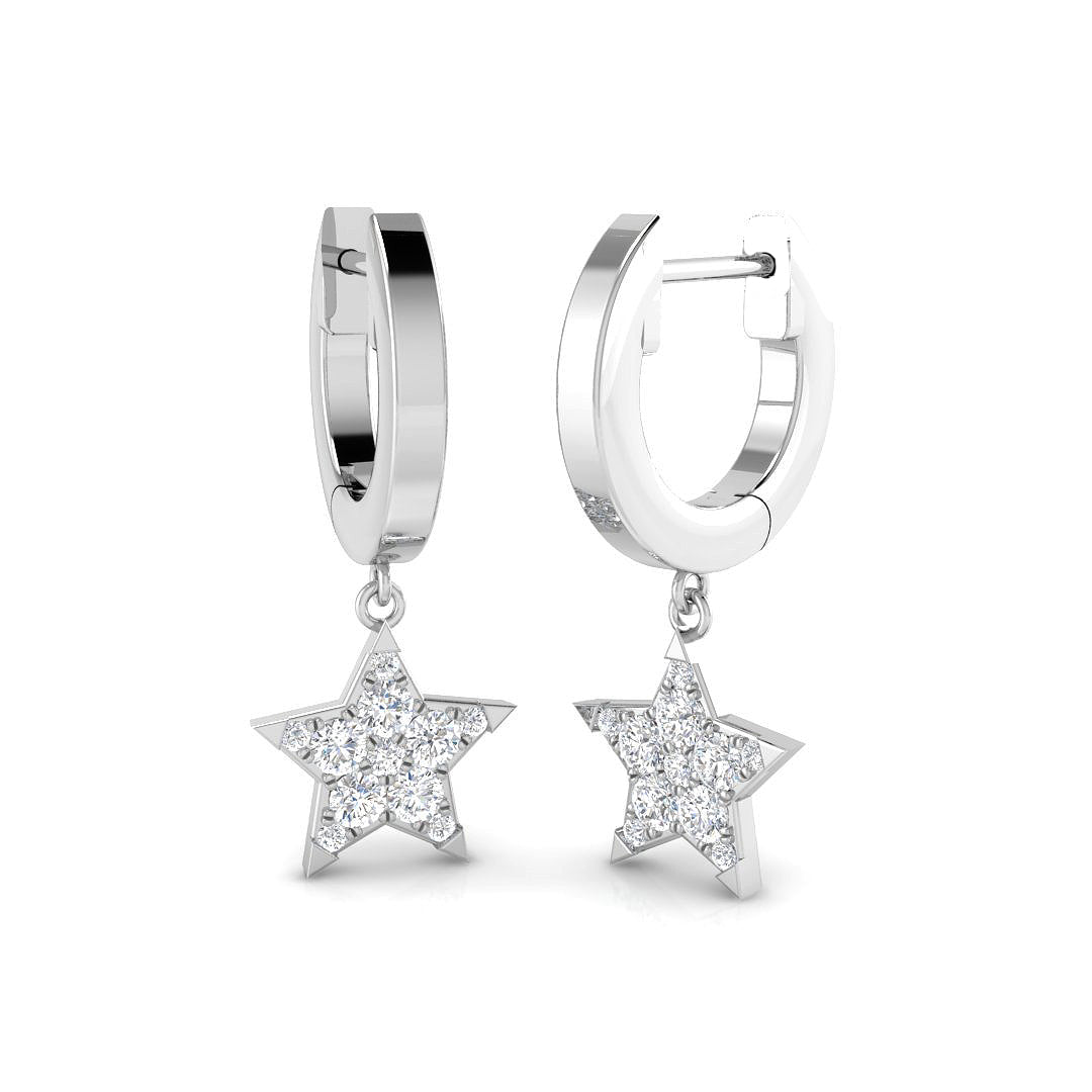 Round Diamond Earrings