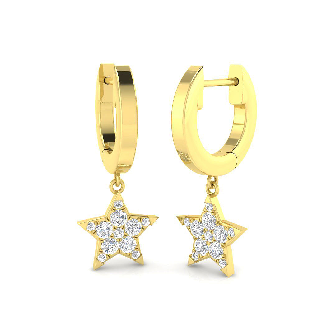 Round Diamond Earrings