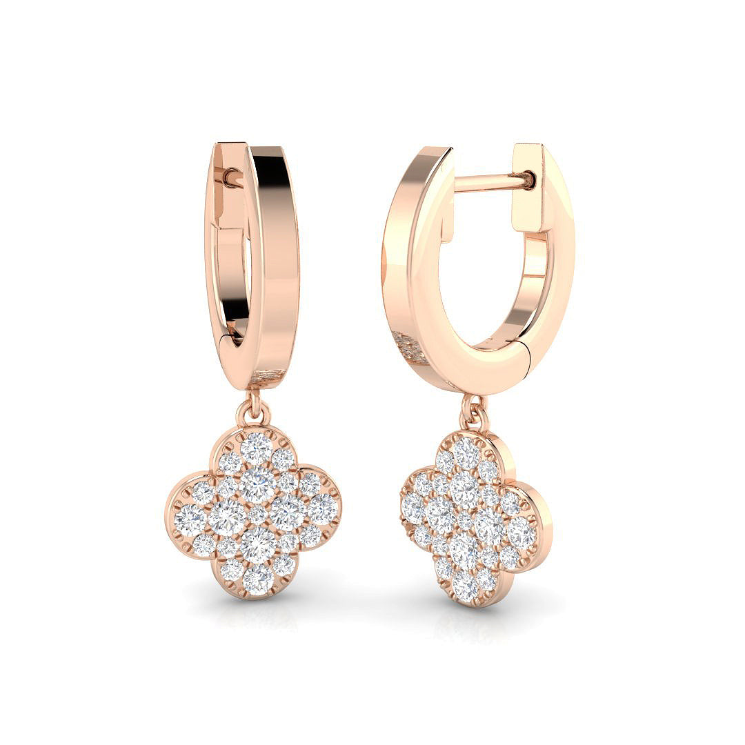 Round Diamond Earrings