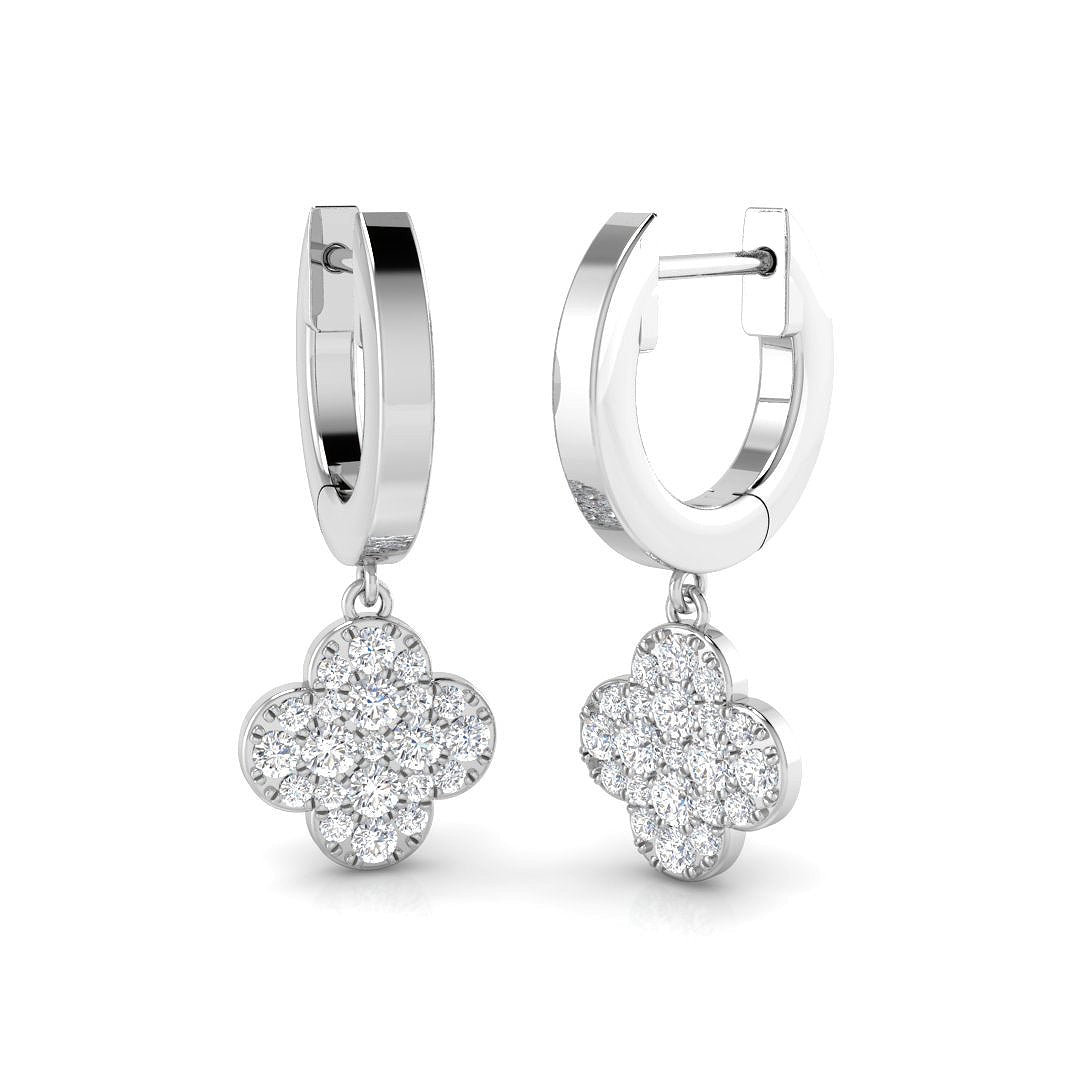 Round Diamond Earrings