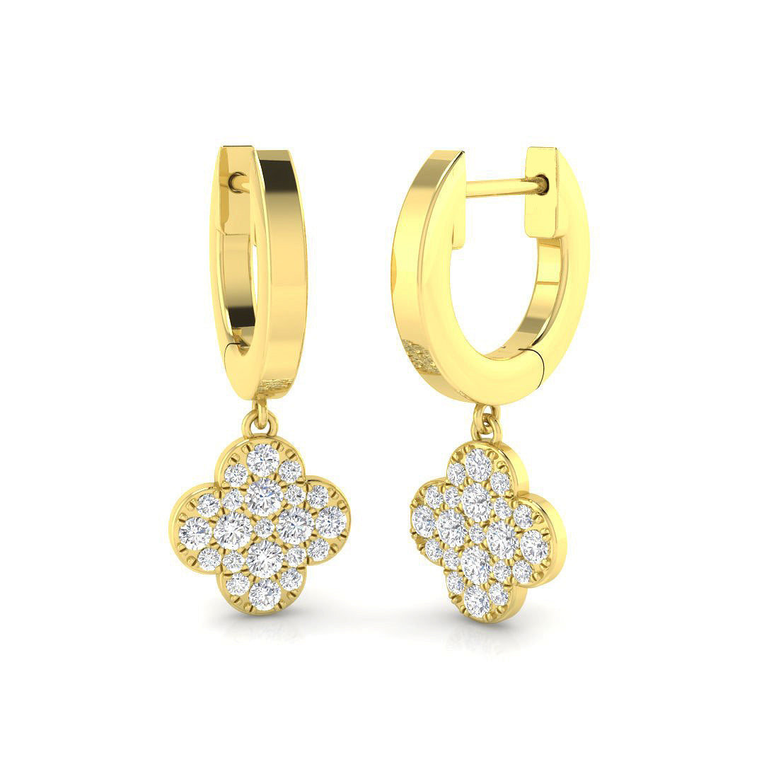 Round Diamond Earrings