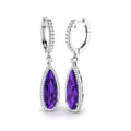 Pear Gemstone Earrings