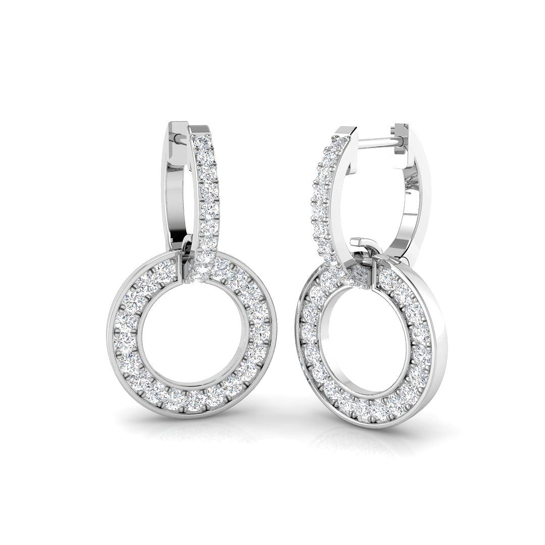 Round Diamond Earrings