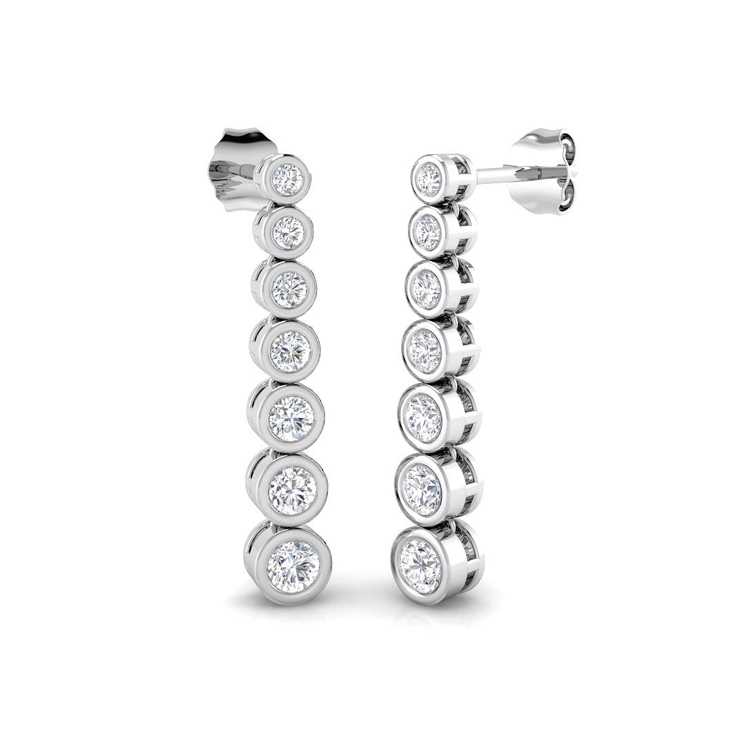 Round Diamond Earrings