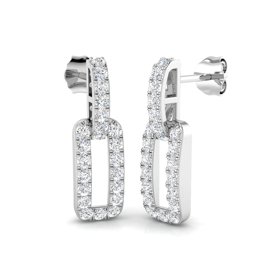 Round Diamond Earrings