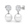 Round Pearl Earrings