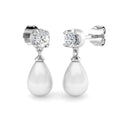 Pear Pearl Earrings