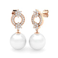 Round Pearl Earrings