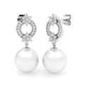 Round Pearl Earrings