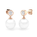 Round Pearl Earrings