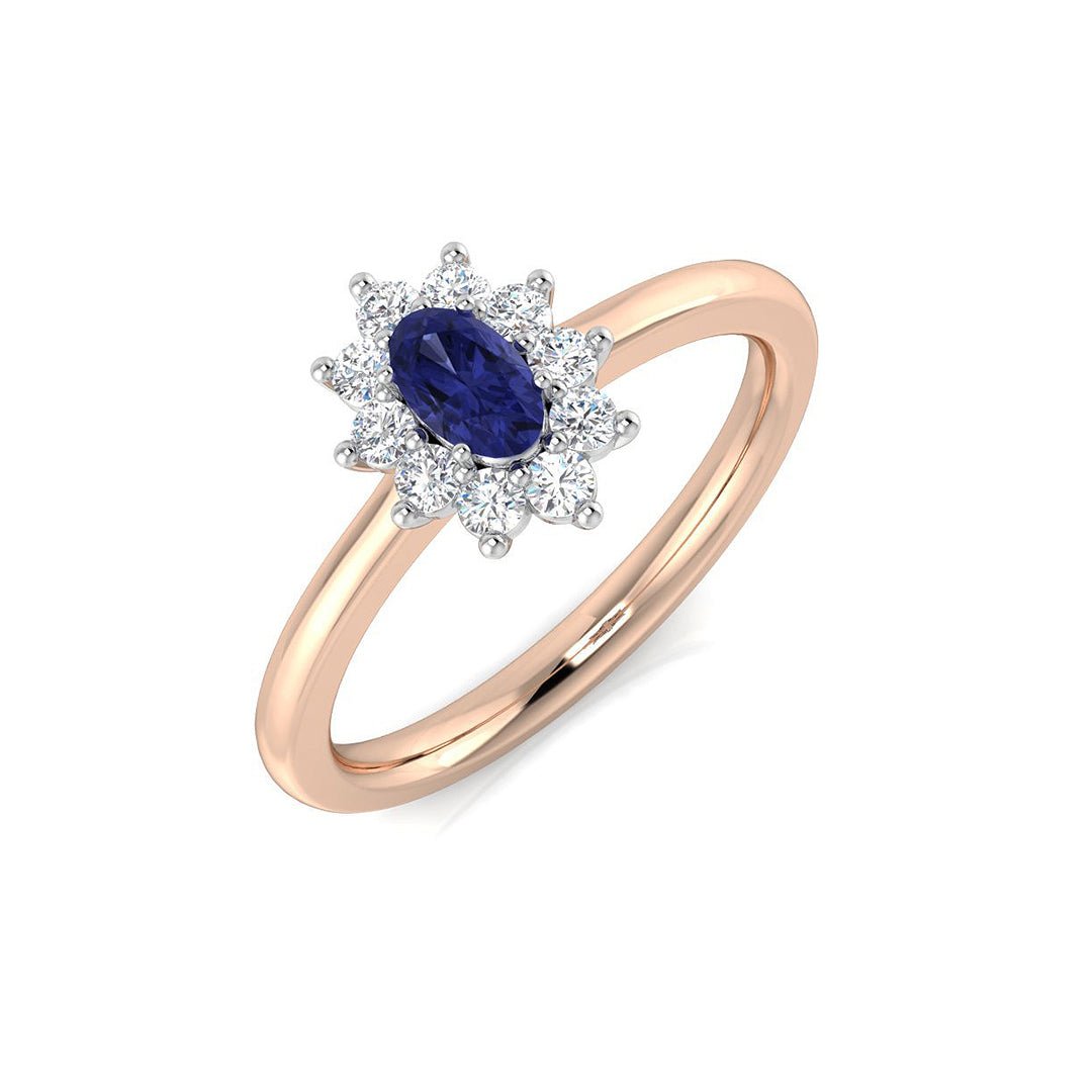 Oval Tanzanite Ring