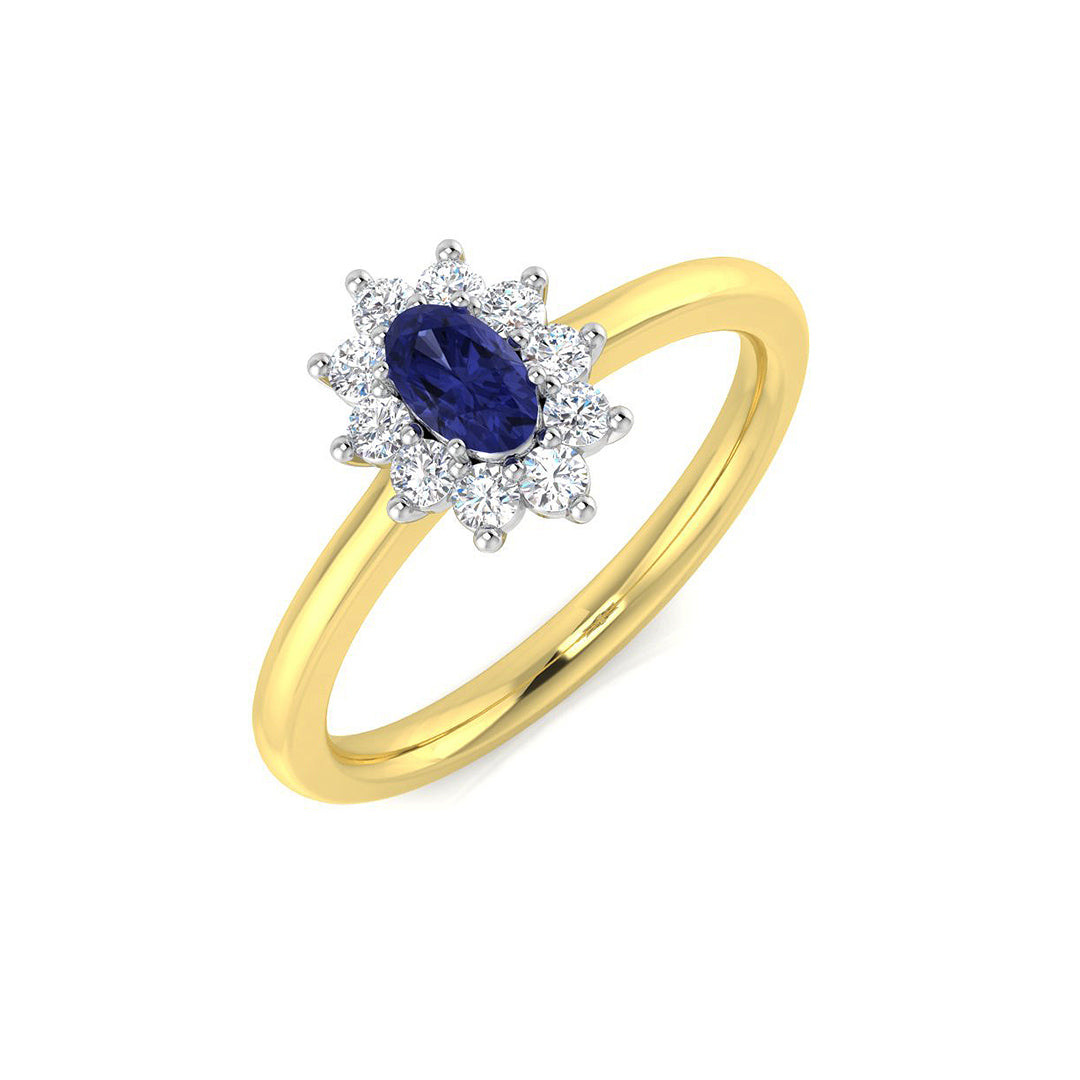 Oval Tanzanite Ring