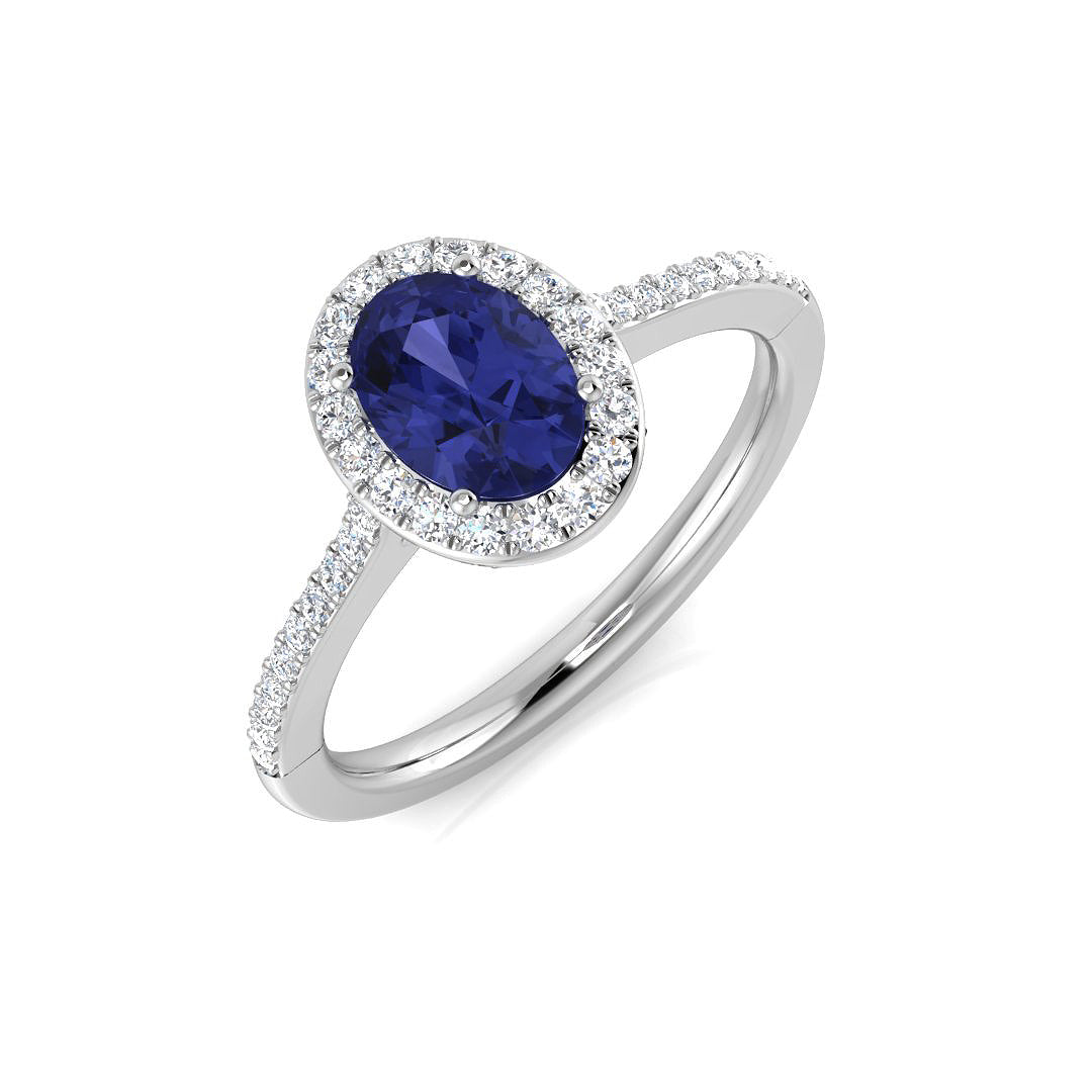 Oval Gemstone Ring